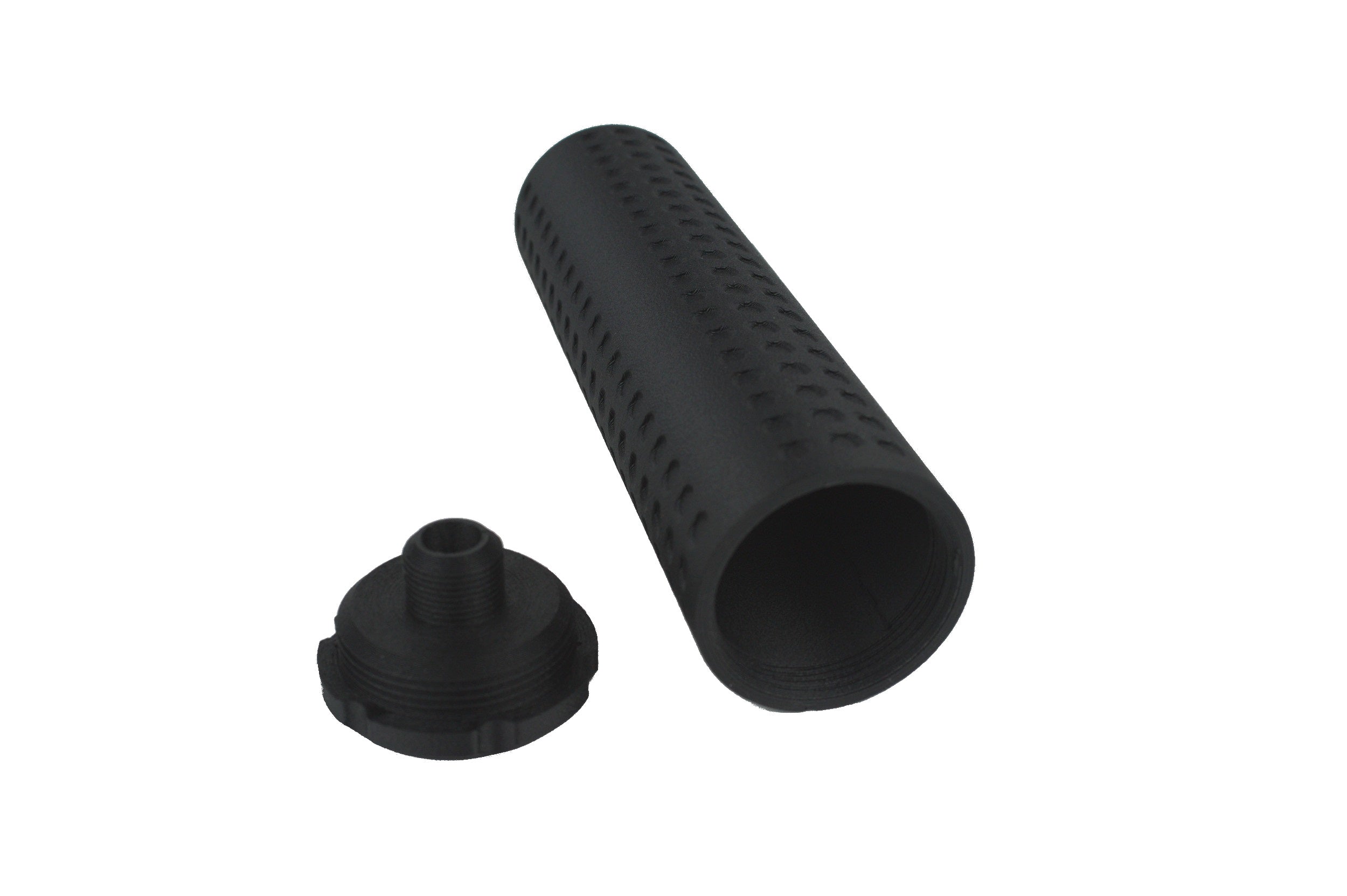 MJM-14 Perforated Gen2 • Tracer Ready Airsoft Mock Suppressor 14mm CCW