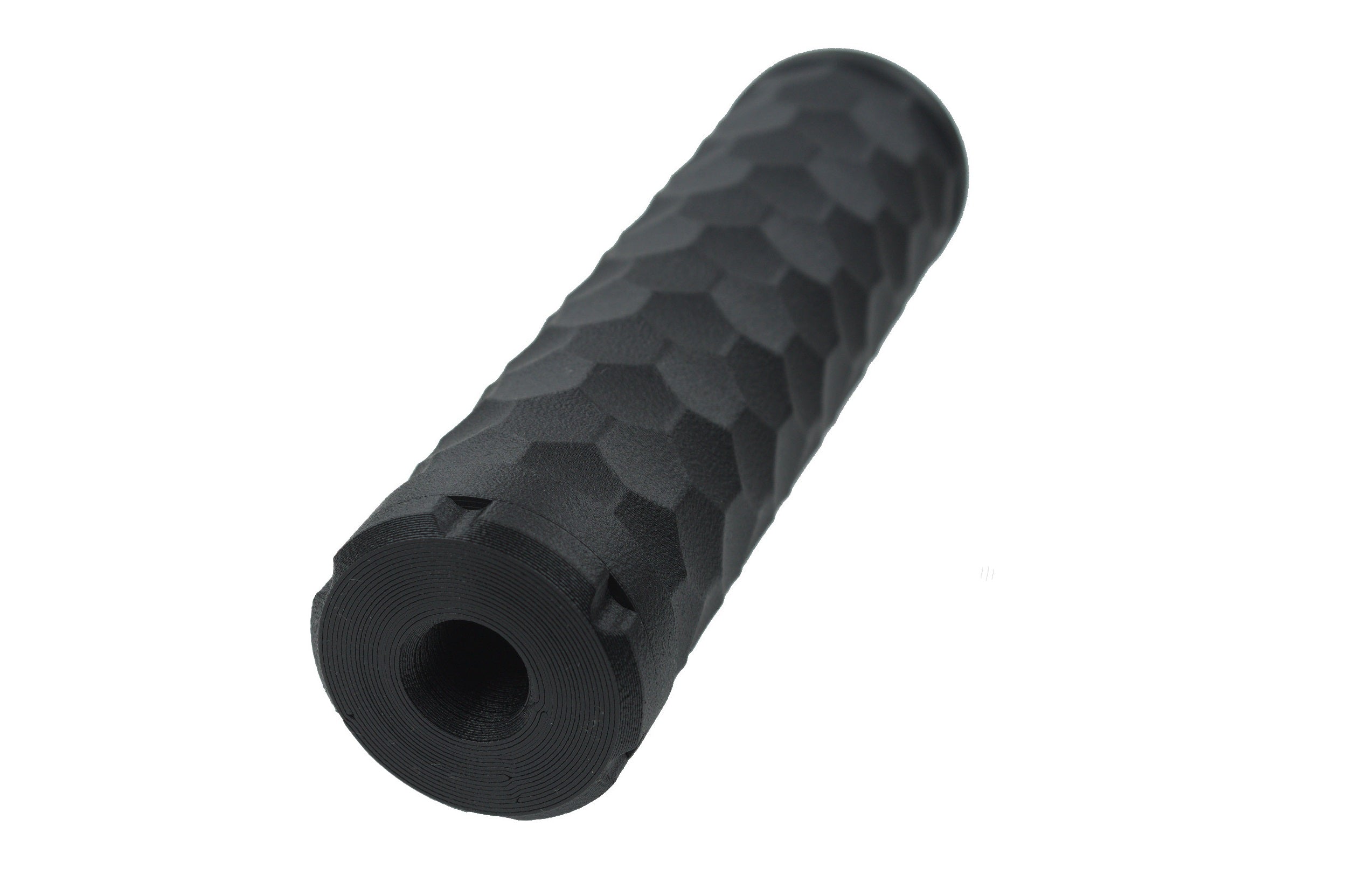 MJM-3 Hexagon Gen2 • Tracer Ready Airsoft Mock Suppressor 14mm CCW