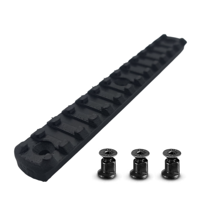 KeyMod-compatible Picatinny Rail Section - 13 Slots