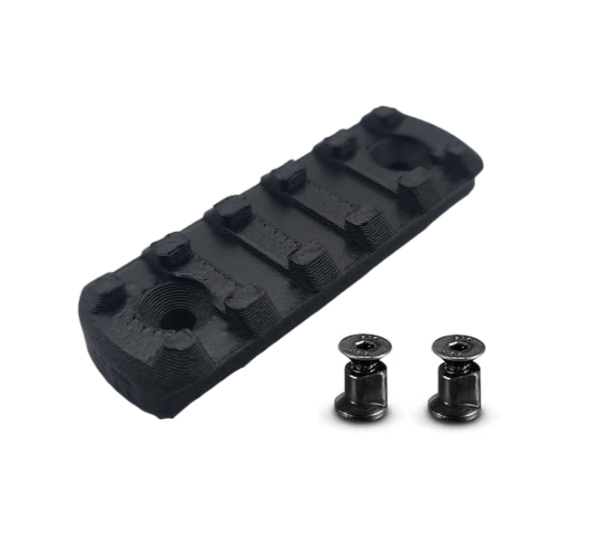 KeyMod-compatible Picatinny Rail Section - 5 Slots