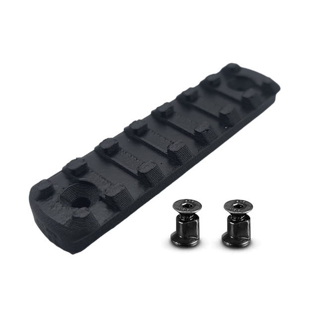 KeyMod-compatible Picatinny Rail Section - 7 Slots