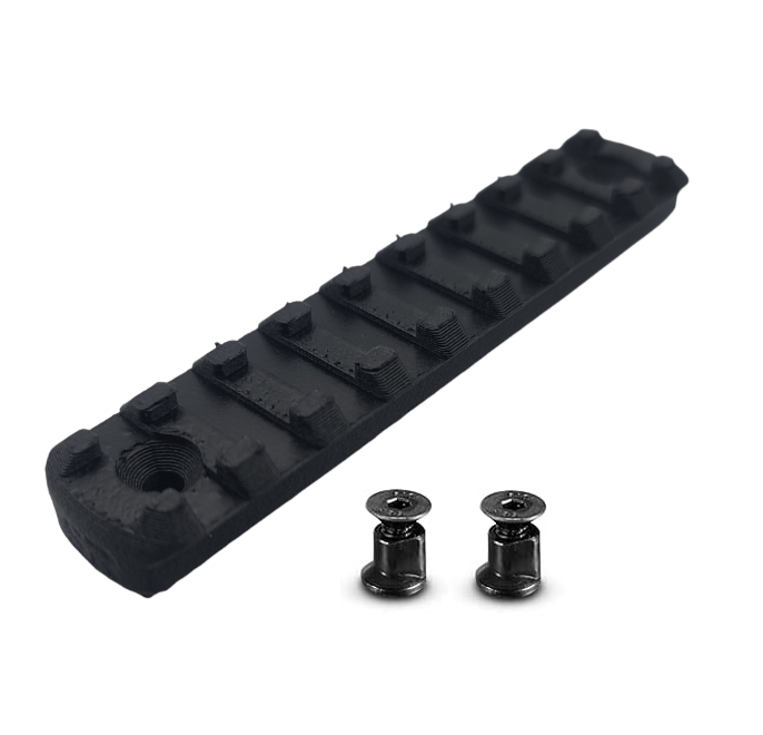 KeyMod-compatible Picatinny Rail Section - 9 Slots