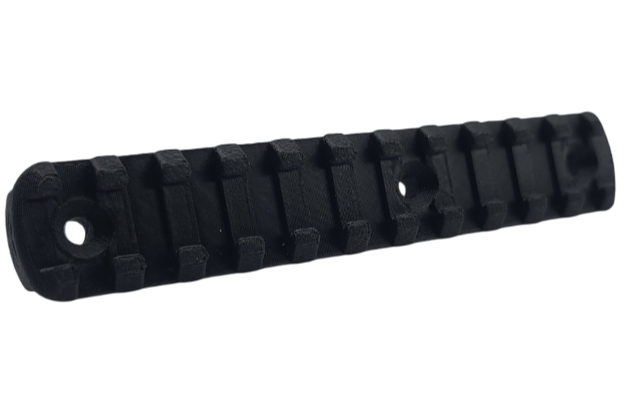 KeyMod-compatible Picatinny Rail Section - 11 Slots