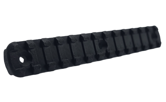 KeyMod-compatible Picatinny Rail Section - 13 Slots