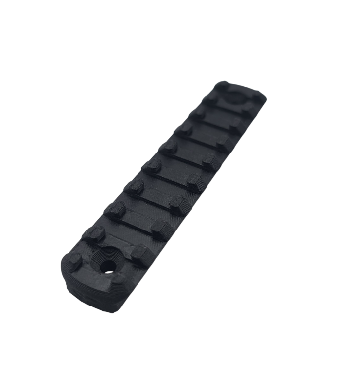 KeyMod-compatible Picatinny Rail Section - 9 Slots